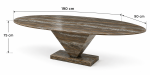 Majestra Stone Table - Görsel 4